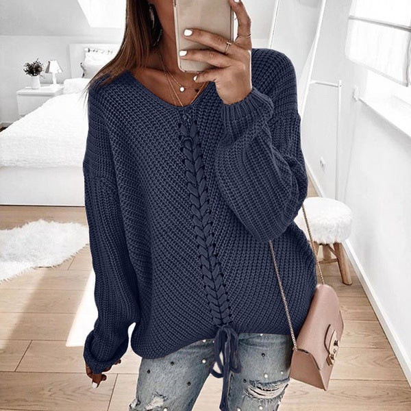 Defasia™ |  Oversized Knit Sweater