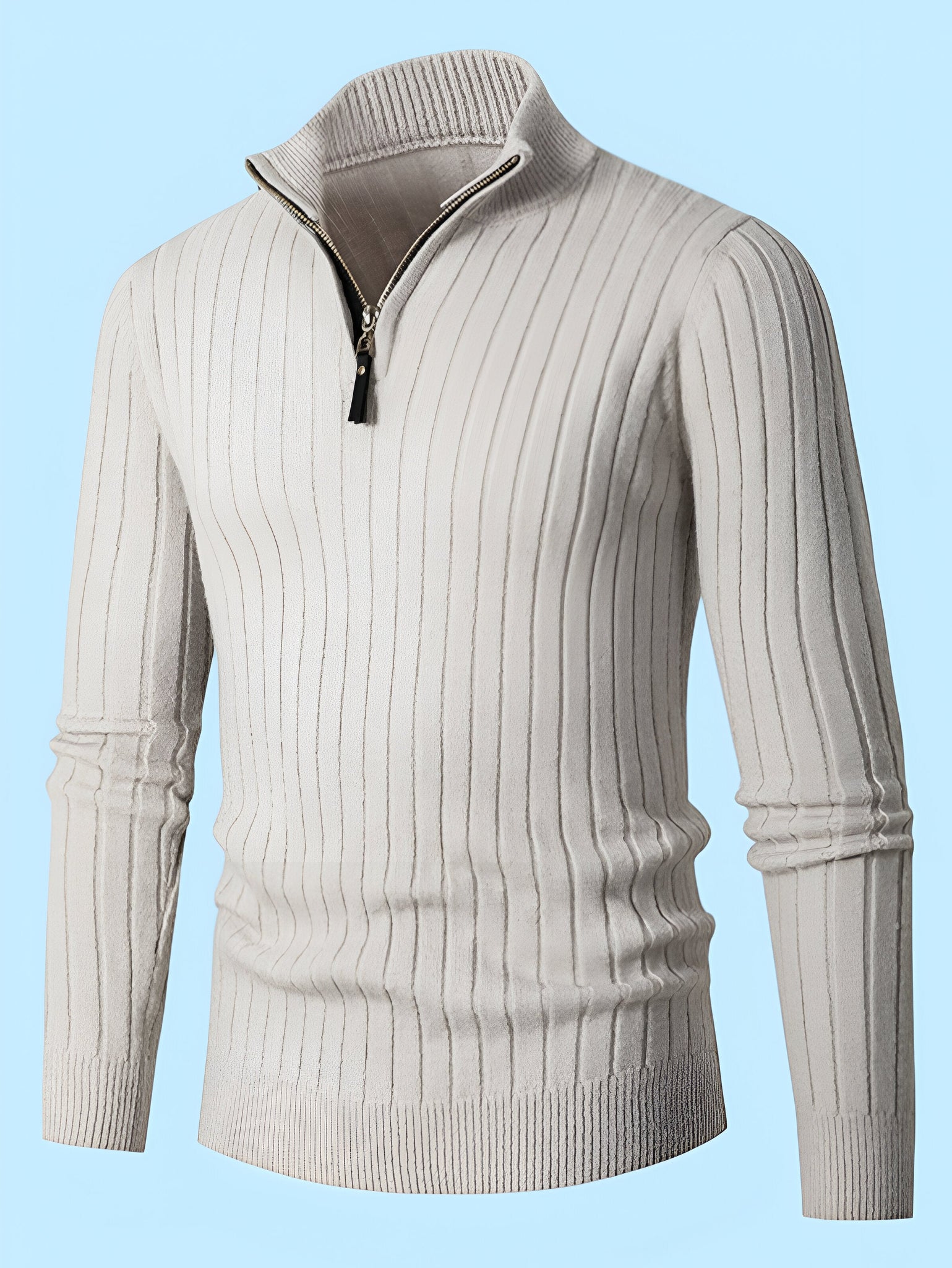 Defasia™ | Regular Casual Half Zip Sweater