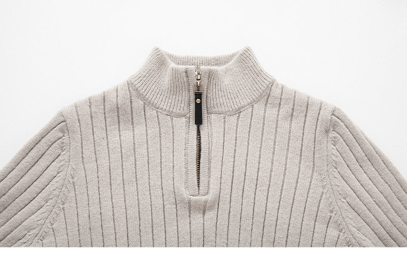 Defasia™ | Regular Casual Half Zip Sweater